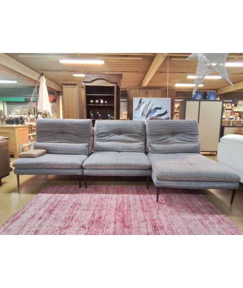 CANAPE MERIDIENNE TISSU