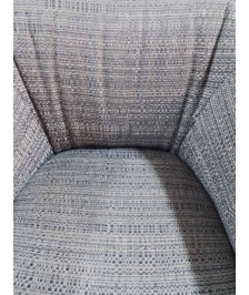 FAUTEUIL PIVOTANT TISSU