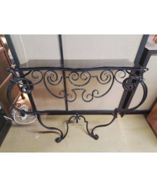 CONSOLE FER FORGÉ 