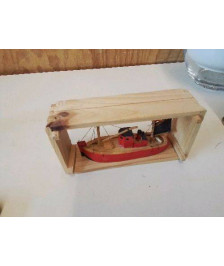 MINIATURE BATEAU EN BOIS 