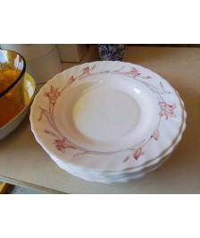 LOT DE 7 ASSIETTES CREUSES