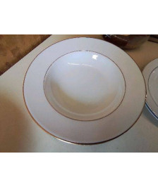 LOT DE 4 ASSIETTES EN PORCELAINE 