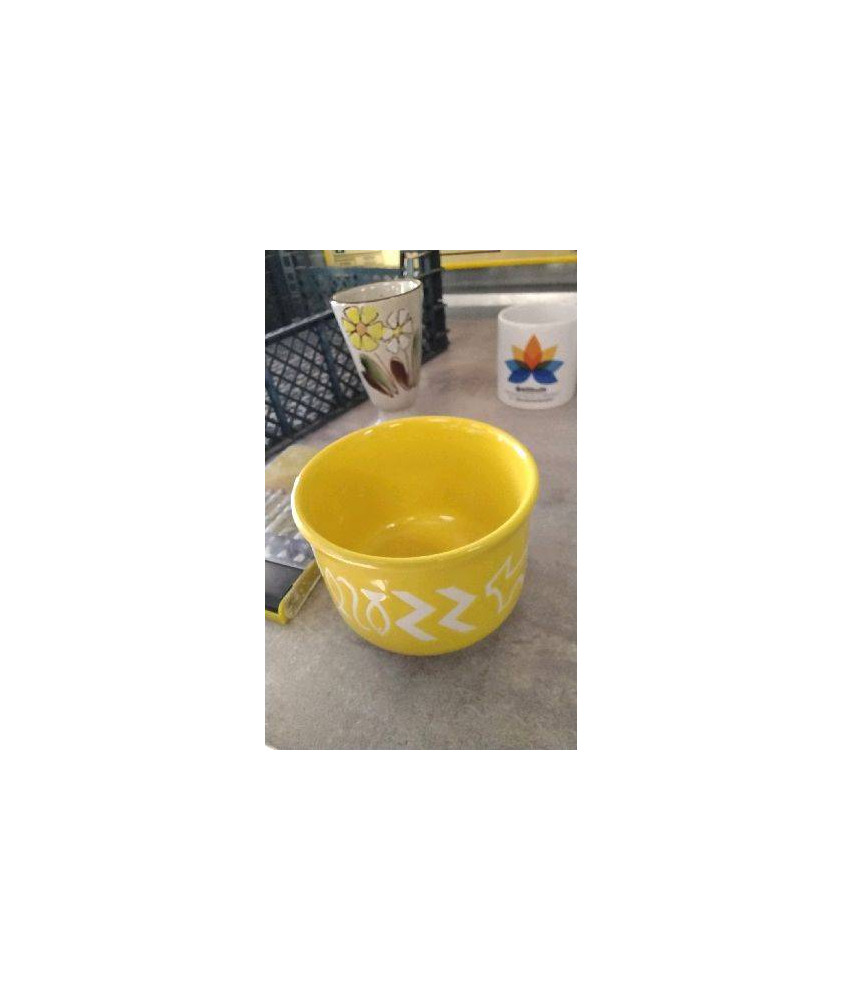TASSE XL JAUNE 