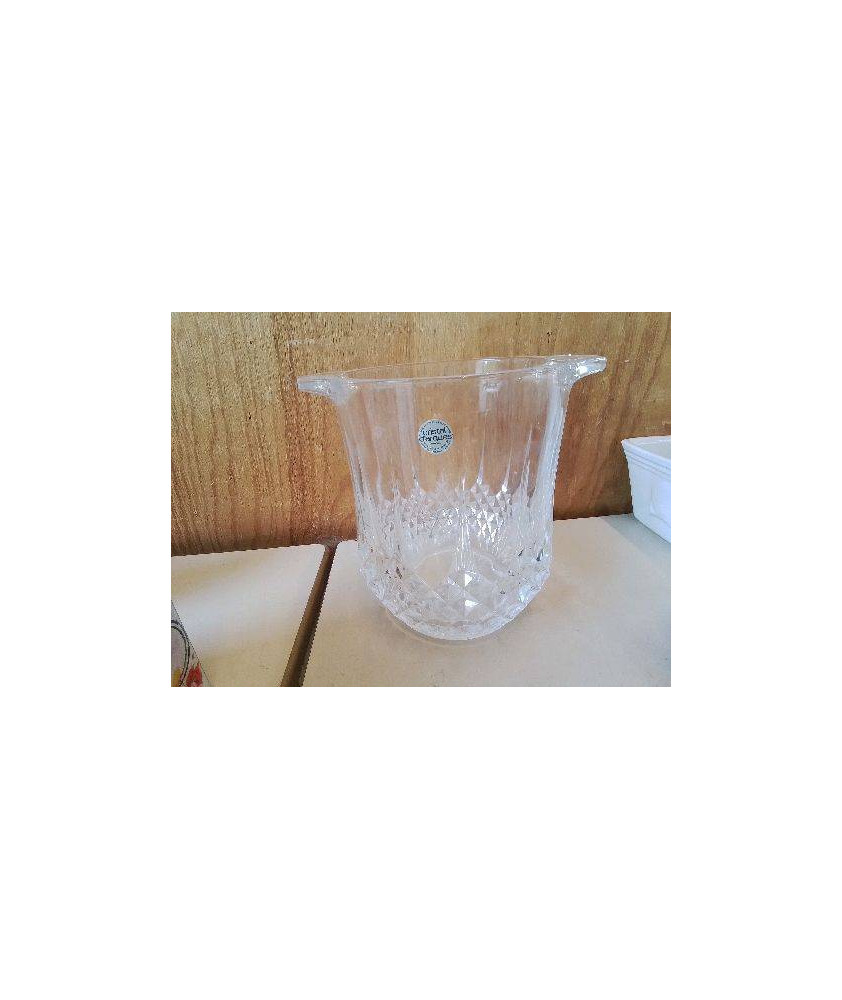 SEAU A CHAMPAGNE EN CRISTAL D’ARQUES 