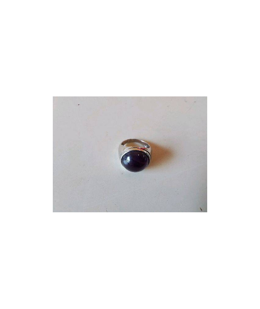 BAGUE EN ARGENT 926 SERTIE D’UNE AMÉTHYSTE 