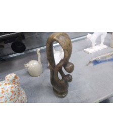 DECO STATUETTE COUPLE / FAIT AU ZIMBABWÉ 