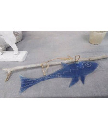 DECO POISSON- SUSPENDU - BLEU