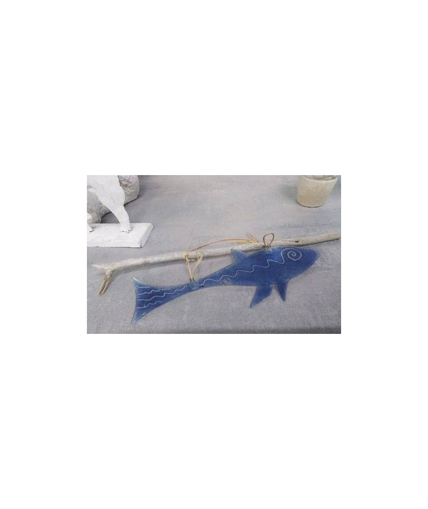 DECO POISSON- SUSPENDU - BLEU