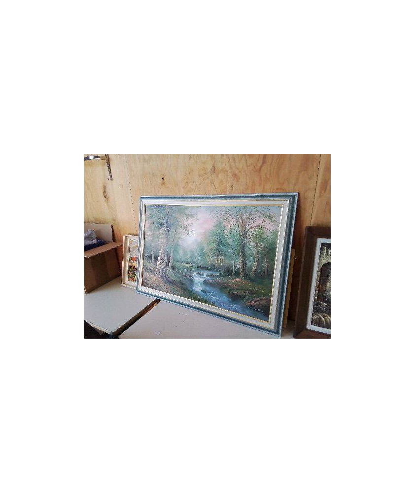 GRAND TABLEAU PAYSAGE FORÊT 