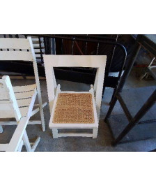 CHAISE PLIANTE CANNÉE 
