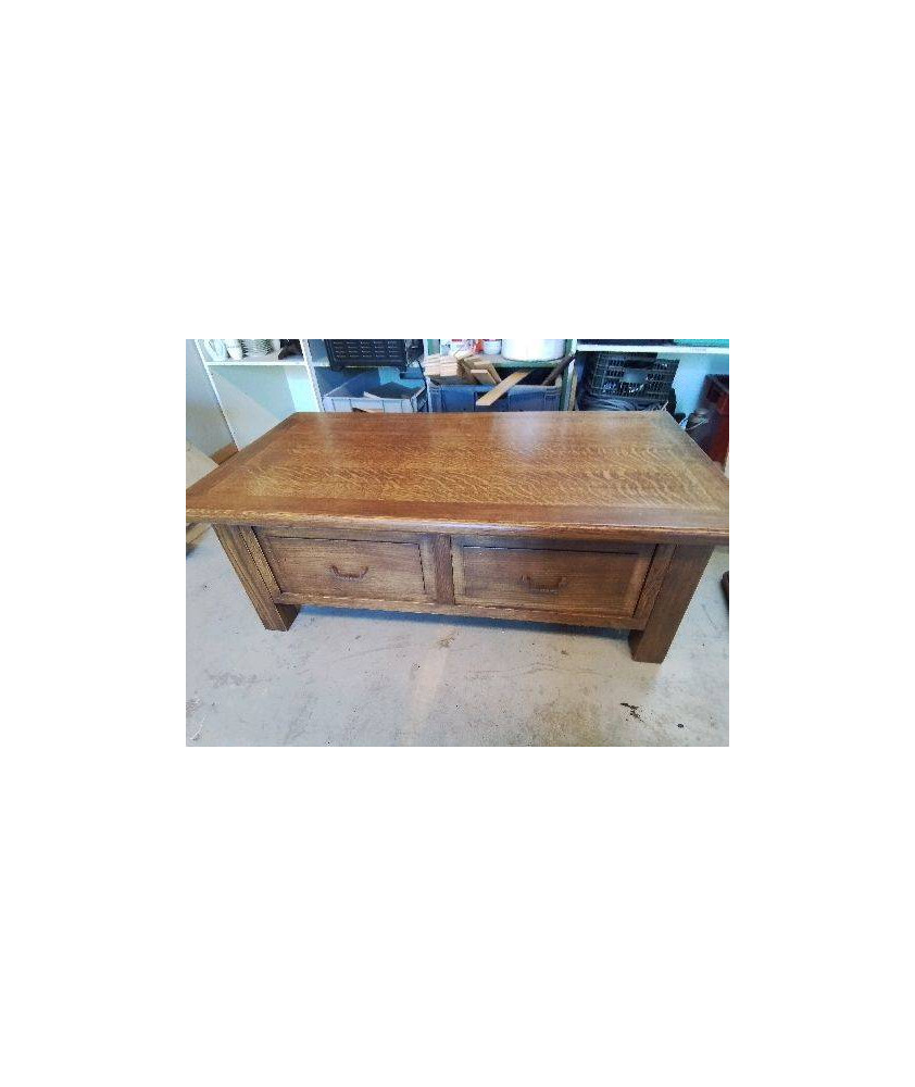 TABLE BASSE EN CHENE
