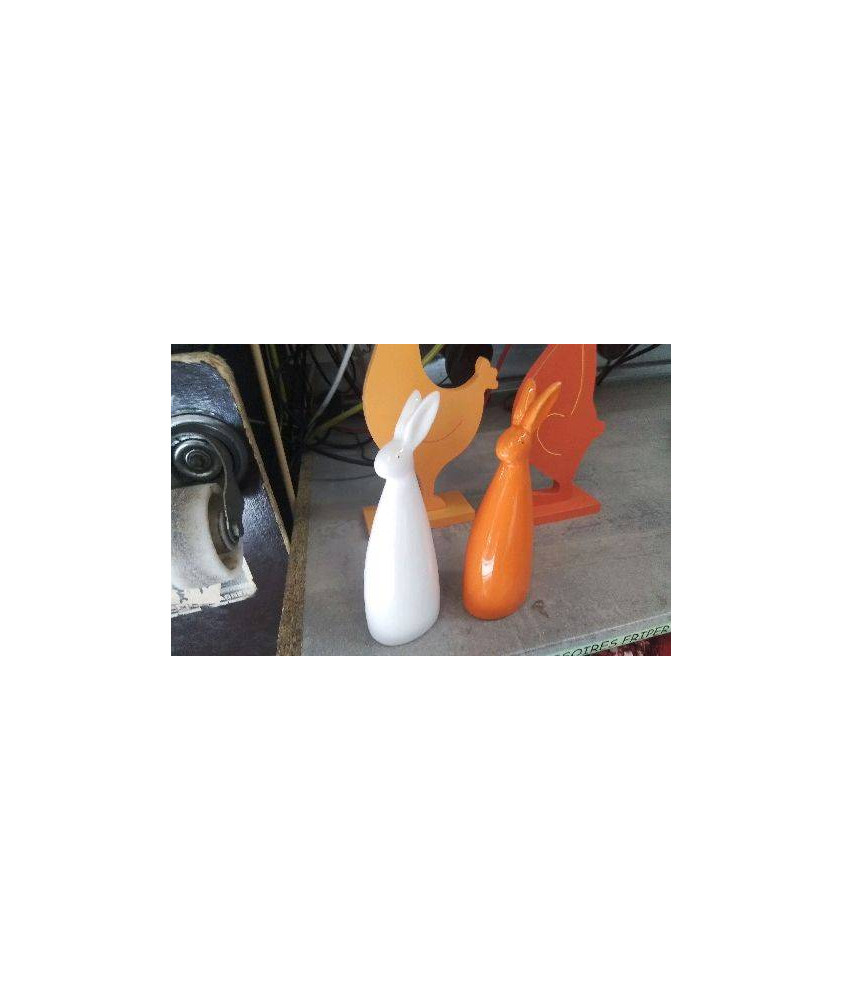 DECO LAPIN CERAMIQUE 
