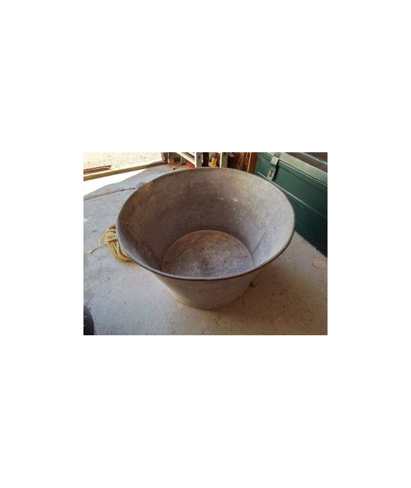 BASSINE EN ZINC