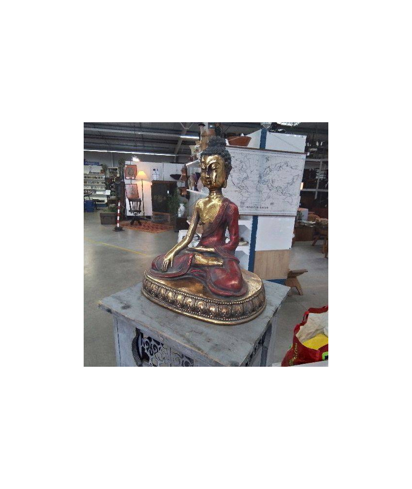 BOUDDHA DORÉ ROUGE