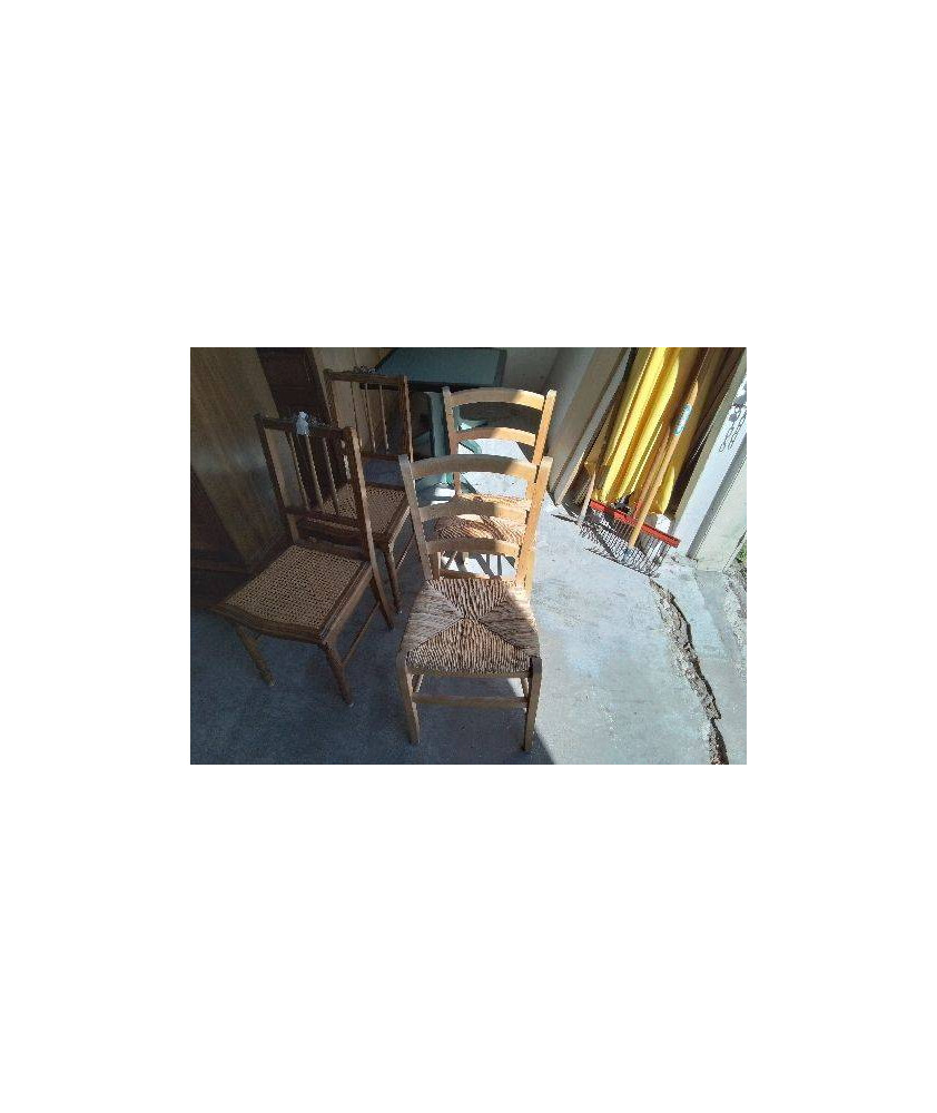 CHAISE PAILLÉE CLAIRE 