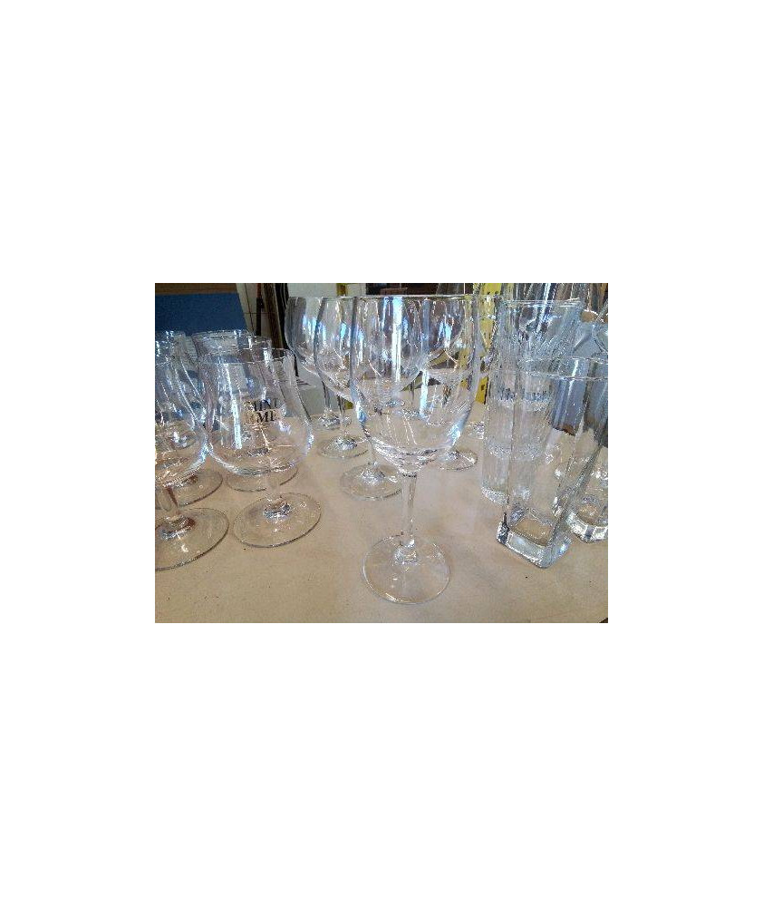 LOT DE 6 VERRES A EAU EN CRISTAL D’ARQUES