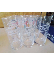 LOT DE 6 VERRES PUBLICITAIRE 