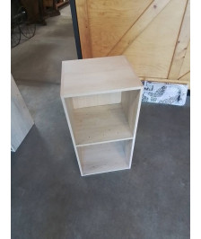 ÉTAGÈRE BOIS CLAIR 2 NICHES 