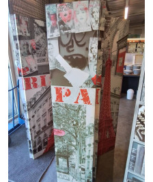 PARAVENT 3 FEUILLES DÉCOR PARIS