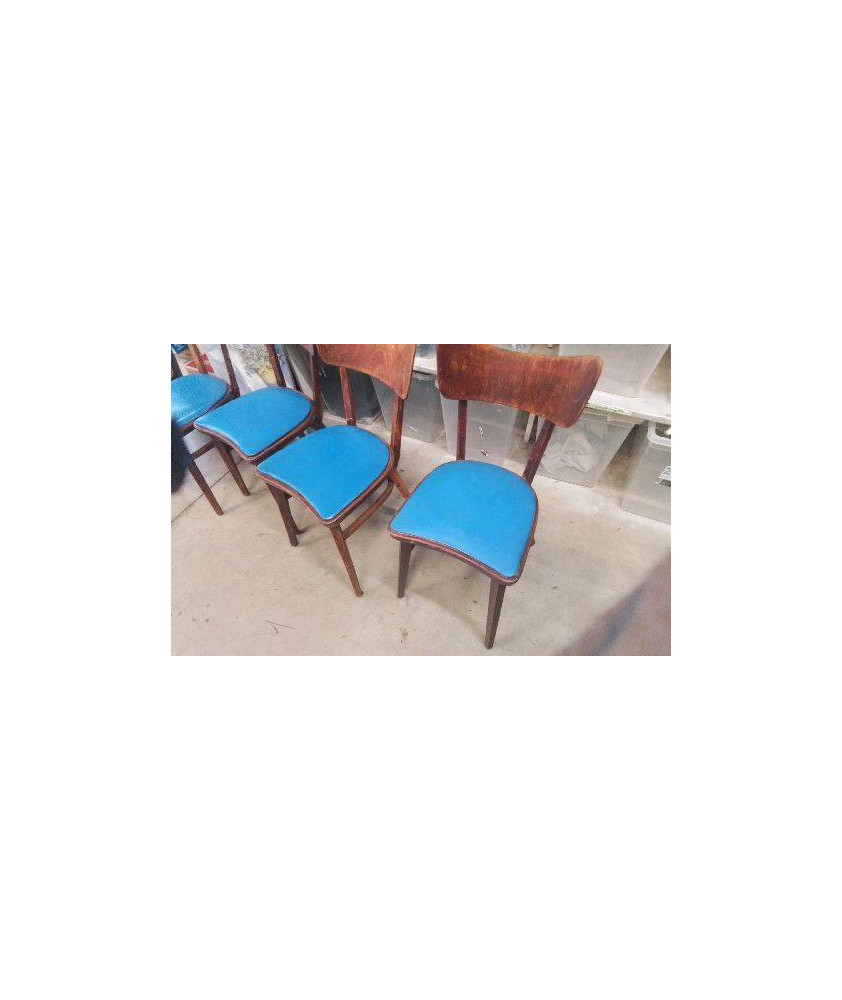 CHAISE BOIS SIMILI - VINTAGE / EN L’ETAT
