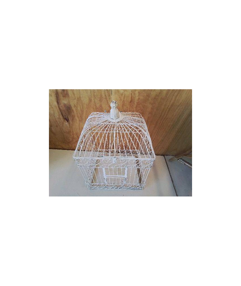 PETITE CAGE BLANCHE DECO