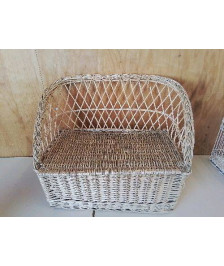 COFFRE BANQUETTE EN ROTIN