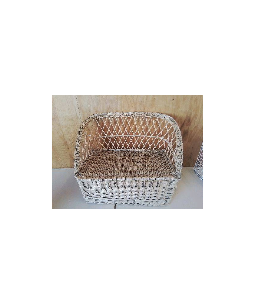 COFFRE BANQUETTE EN ROTIN