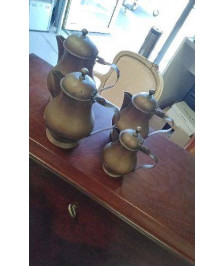 CHOCOLATIERES  CUIVRE X4 