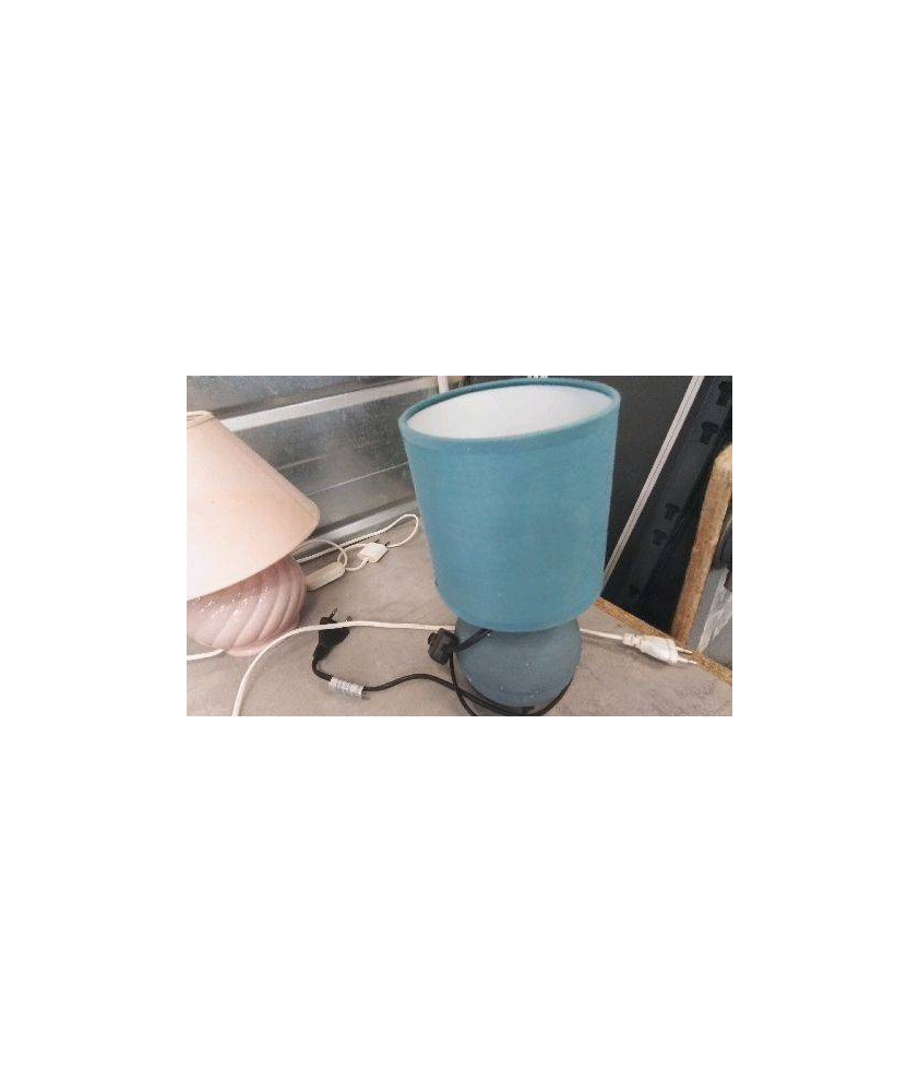 LAMPE DE CHEVET BLEUE