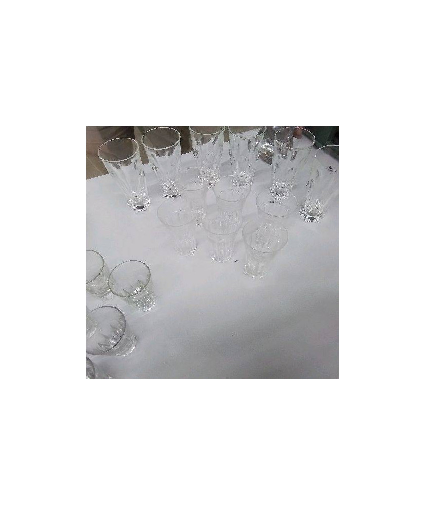LOT DE 6 VERRES BACCARAT