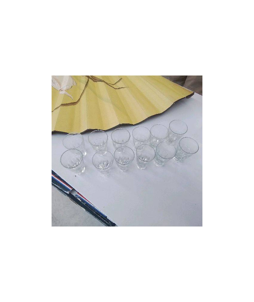 LOT DE 12 VERRES BACCARAT