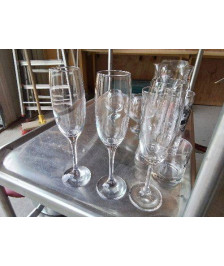 LOT DE 3 VERRE À VIN