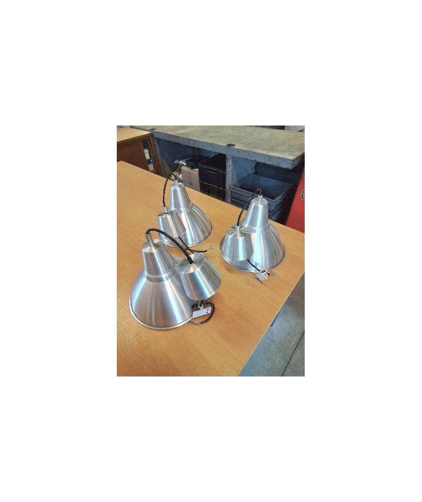 SUSPENSION MÉTAL BROSSÉ STYLE INDUSTRIEL 