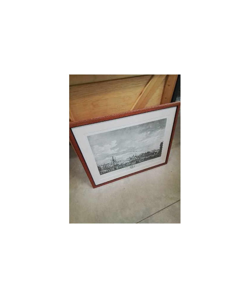 GRAVURE VUE DU PORT DIEPPE