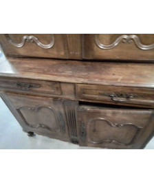 BUFFET 2 CORPS MOULURÉ 4 PORTES RÉGENCE EPOQUE XVIIIE