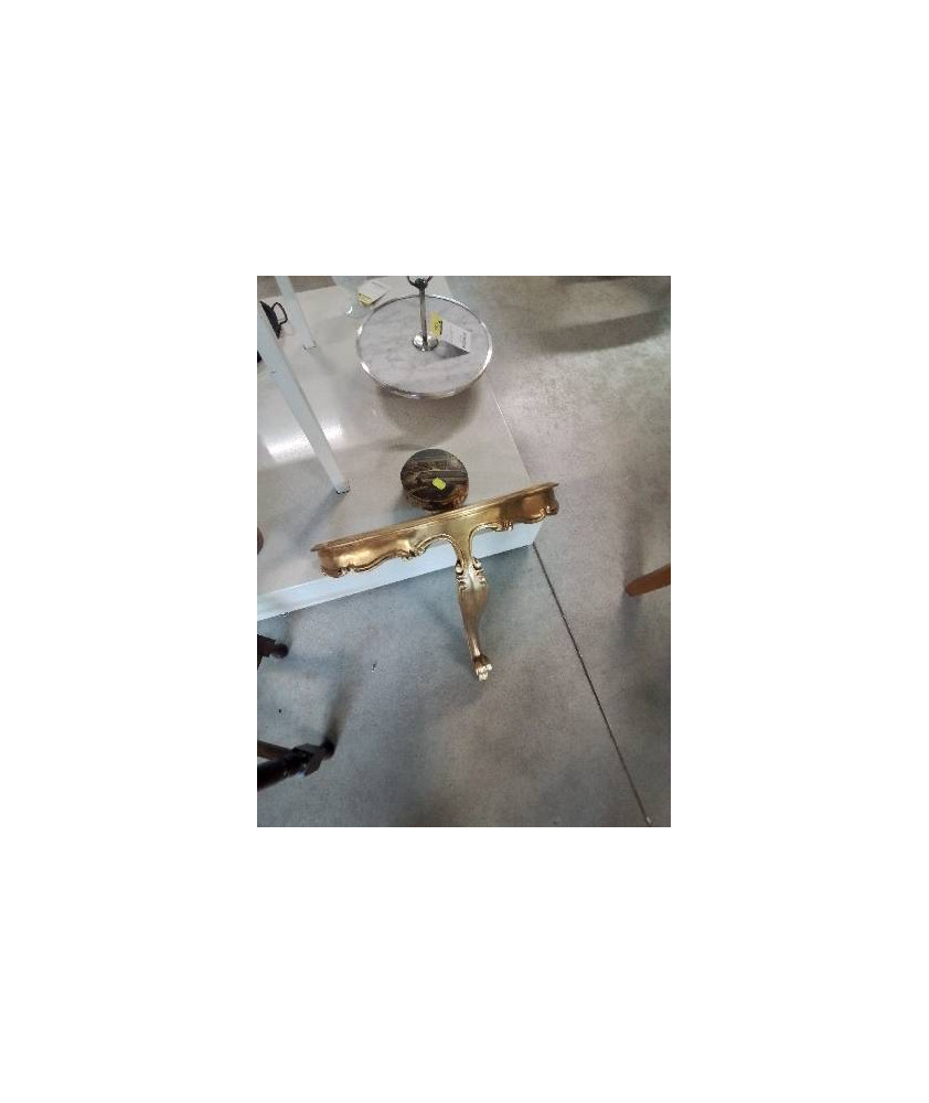 CONSOLE MURALE DORÉE STYLE RÉGENCE