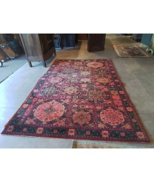 TAPIS LAINE MOSSOUL ROUGE ET VERT 200X300
