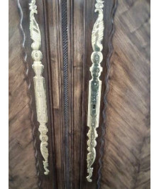 ARMOIRE RÉGENCE MOULUREE LINGERE ET PENDERIE 2 PORTES 