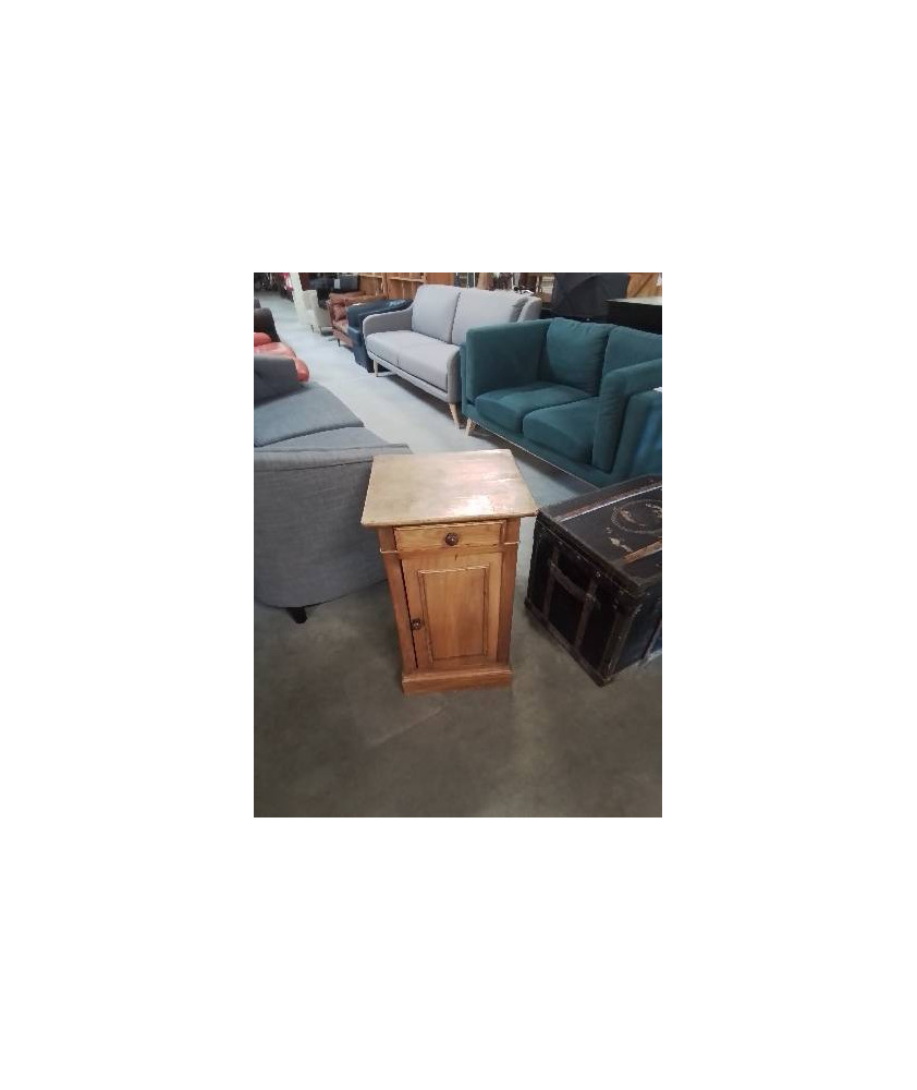 CHEVET BOIS CLAIR 1 TIROIR 1 PORTE LOUIS PHILIPPE