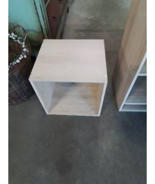 ÉTAGÈRE BOIS CLAIR 1 NICHE 