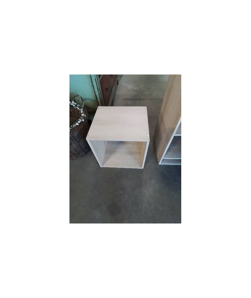 ÉTAGÈRE BOIS CLAIR 1 NICHE 