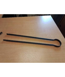 PINCE DE CHEMINÉE FER FORGÉ 