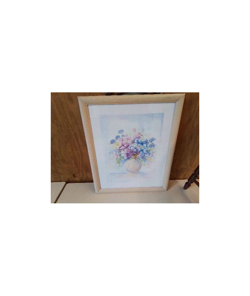 AQUARELLE ’ BOUQUET DE FLEURS PASTELS’