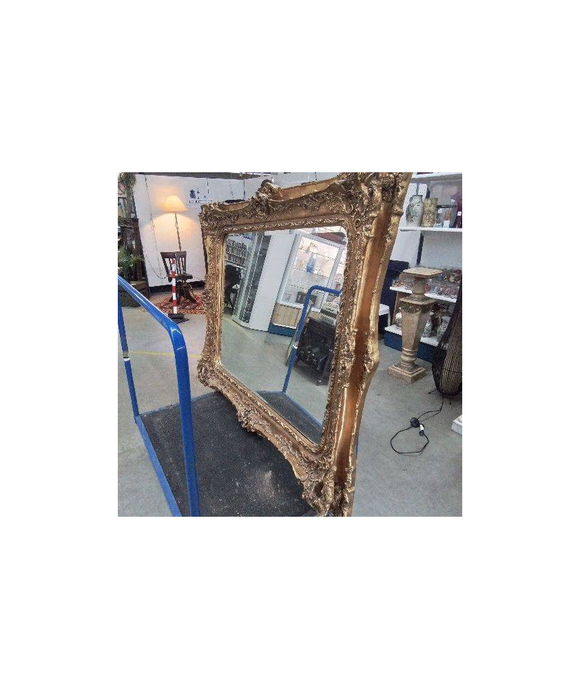MIROIR DORÉ TRÈS GRAND MODÈLE 