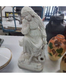 STATUE BISCUIT SIGNÉE 