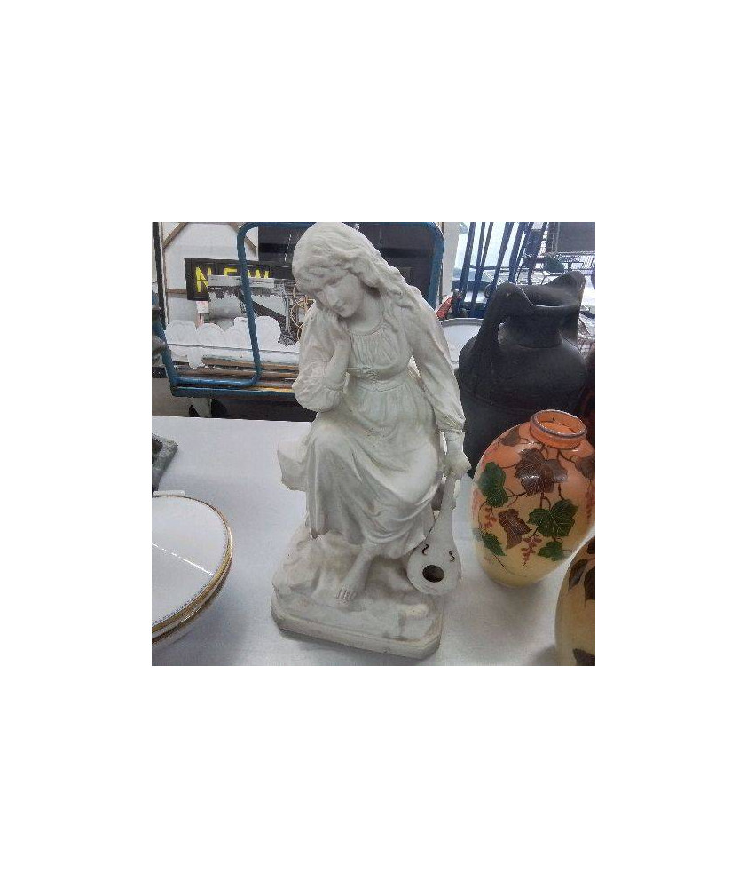 STATUE BISCUIT SIGNÉE 