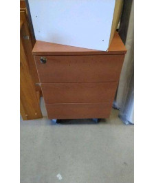 CAISSON DE BUREAU 3 TIROIRS ( SANS POIGNEES) 