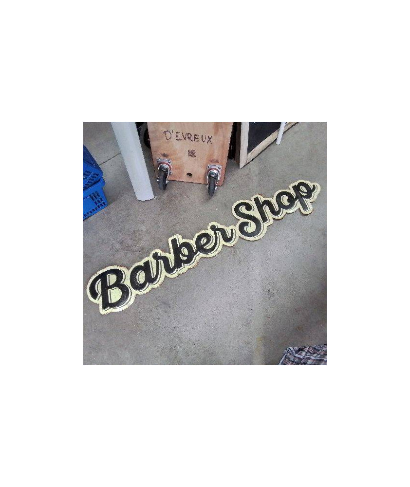 DECO METAL BARBER SHOP