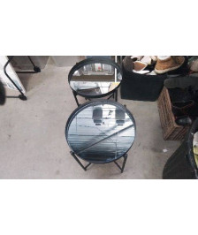 TABLE BASSE PM - PLATEAU MIROIR