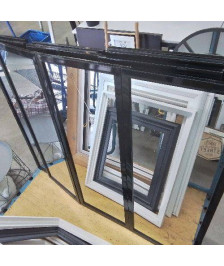 MIROIR TRIPTYQUE NOIR 